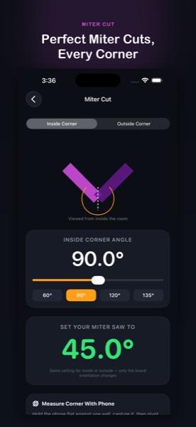 Miter Cut tool screenshot